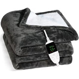 This item Heated Blanket, Machine Washable Extremely Soft and Comfortable Electric Blanket Throw Fast Heating with Hand Controller 10 Heating Settings and auto Shut-Off