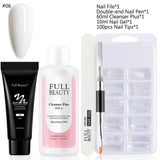 Poly Gel Manicure Kit Quick Building Nail Polish