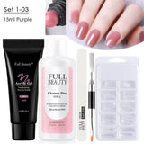 PolyGel Nail Kit with UV Lamp