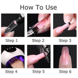 PolyGel Nail Kit with UV Lamp